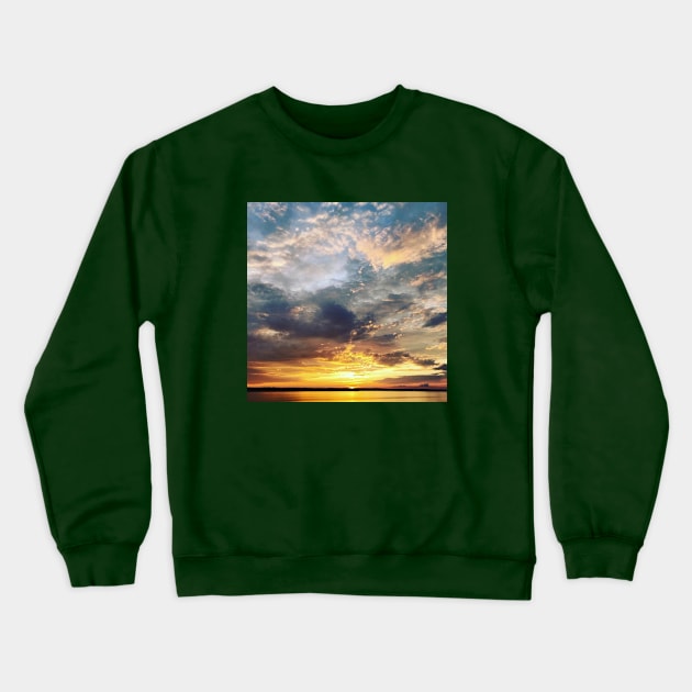 Cape Breton Sunset Crewneck Sweatshirt by RareImagery